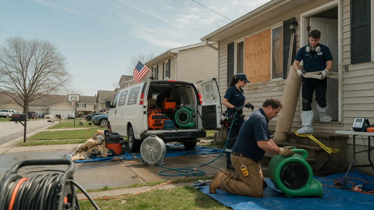 Water Damage Restoration in Wharton, OH near me
